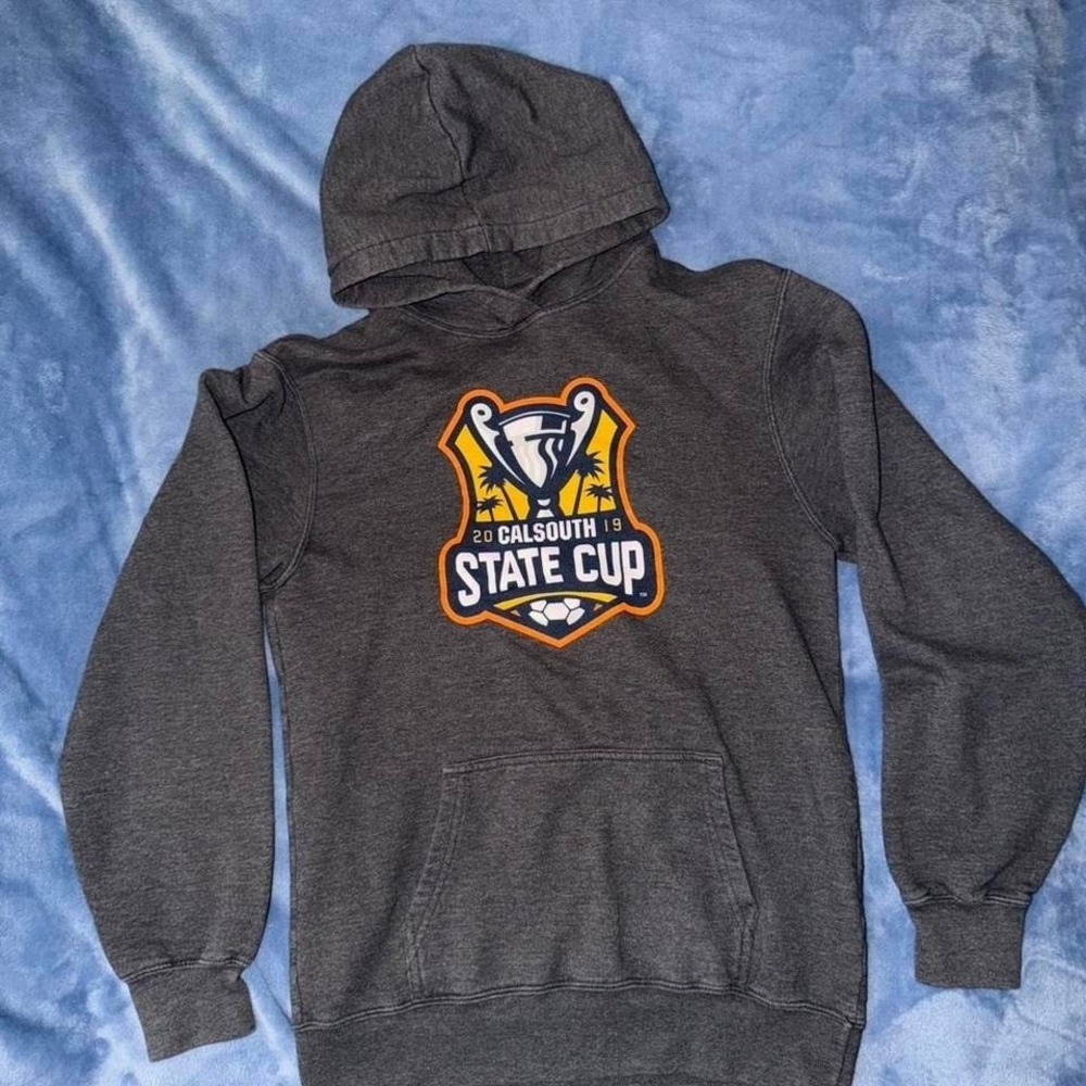 grey Cal South 2019 State Cup‎ hoodie men size m